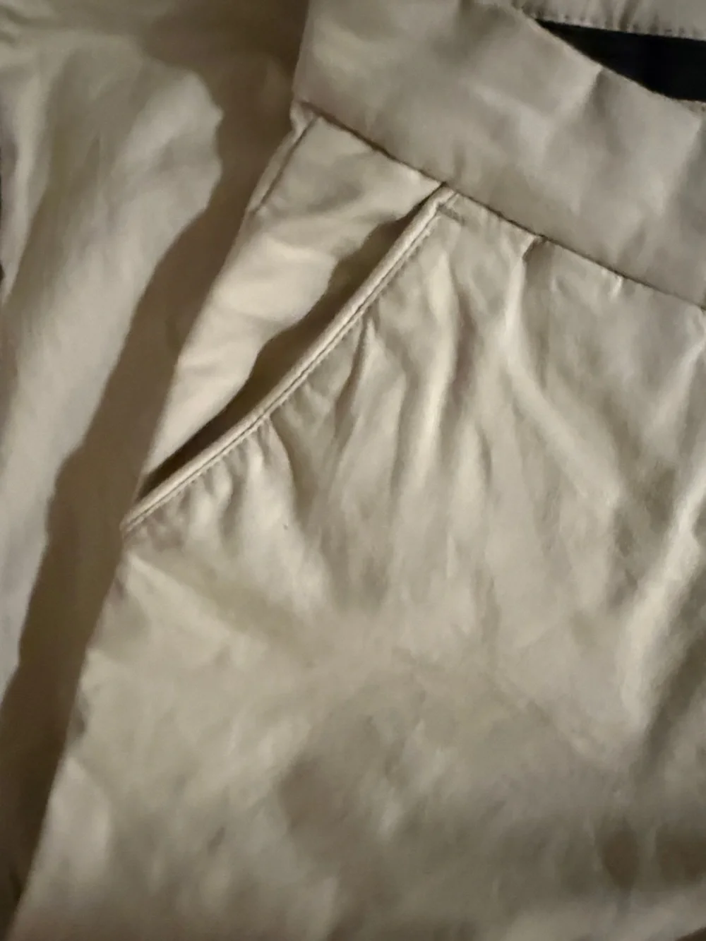 Classic Beige Cotton Chino Pants
